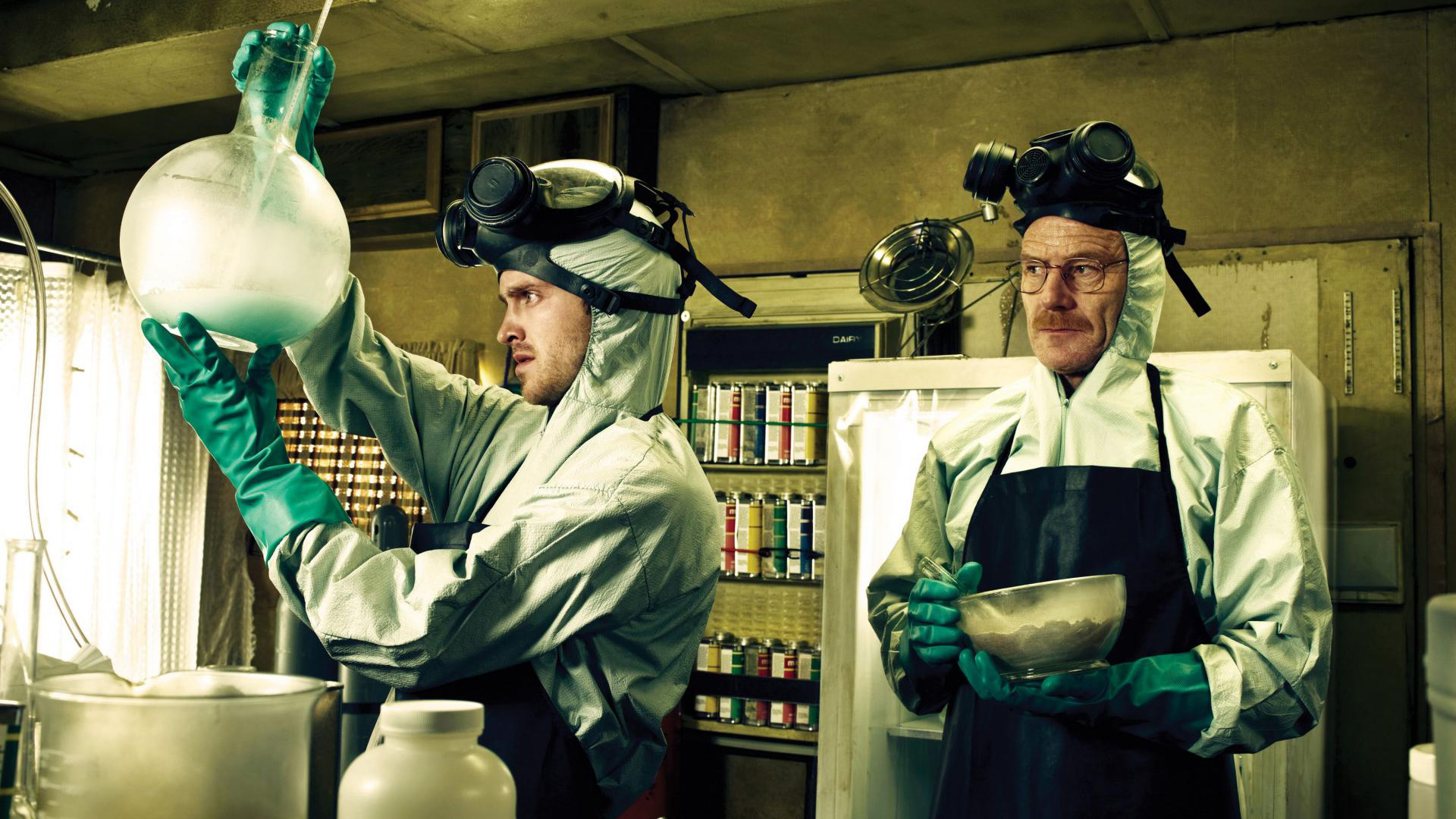image of Walter and Jesse cooking